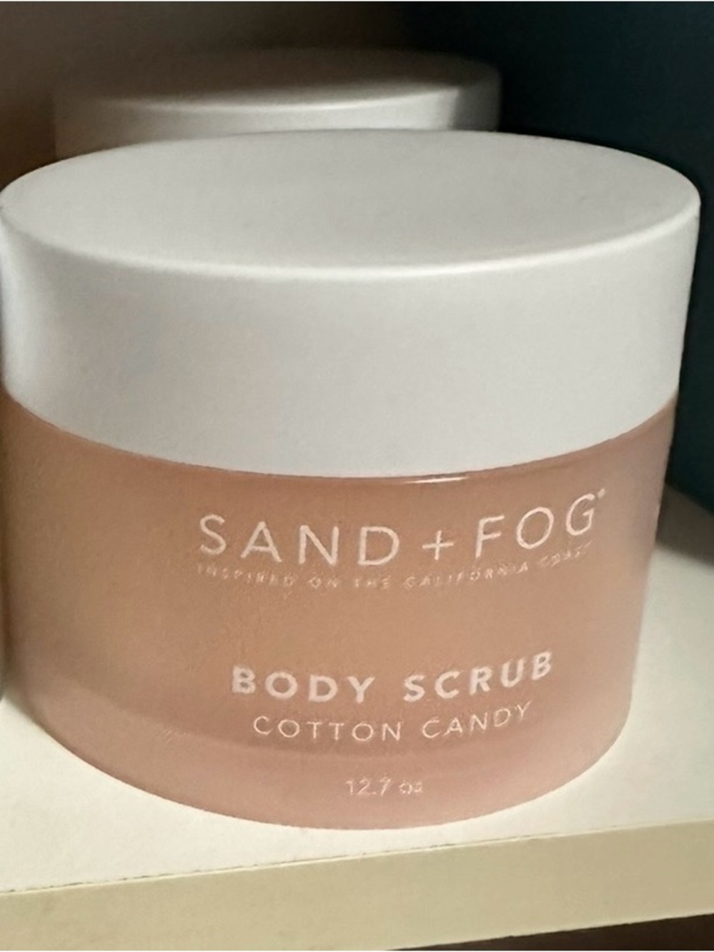 Sand & Fog Cotton Candy Body Scrub in Pink